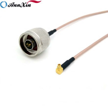 N mâle au câble coaxial RG316 de coaxial de l&#39;adaptateur RF d&#39;angle droit de MCX mâle